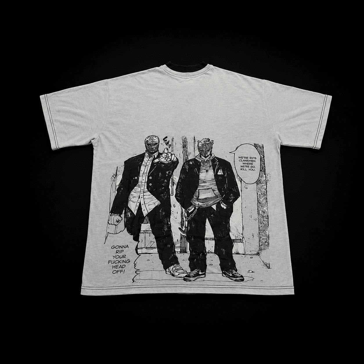 Dorohedoro Two Face T-shirt by Cybertronic — view 2